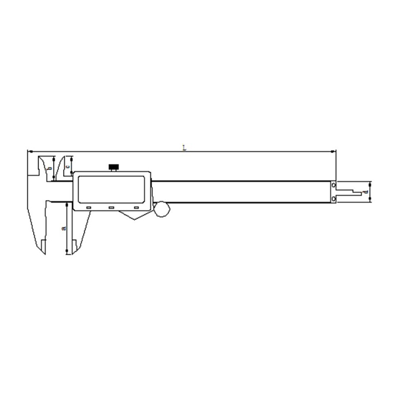 028 metal cover full screen digital caliper